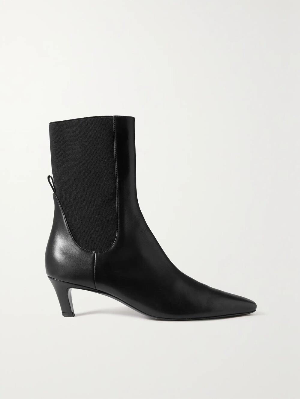 Toteme 50mm Leather Kitten-Heel Ankle Boots - 37 (7)